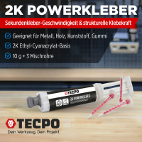TECPO 2K Powerkleber High Performance 10g,...