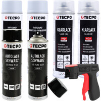 2x TECPO Grundierung grau Sprühdose Primer, 500 ml +...