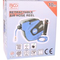 BGS Druckluftschlauch mit automatischem Aufroller, 10 m