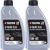 2L TECPO 5W-40 X-TREME PLUS Motoröl für VW...