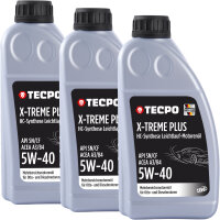 3L TECPO 5W-40 X-TREME PLUS Motoröl für VW 502.00 505.00 MB 229.3 226.5 BMW LL-01 LL-98