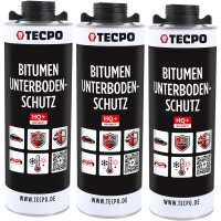 TECPO Unterbodenschutz schwarz Bitumen Steinschlagschutz,...