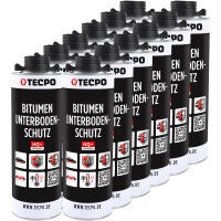 TECPO Unterbodenschutz schwarz Bitumen Steinschlagschutz,...