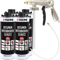TECPO Unterbodenschutz schwarz Bitumen Steinschlagschutz,...