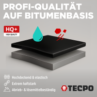 TECPO Unterbodenschutz schwarz Bitumen Steinschlagschutz, 12 Liter + Druckluft Unterbodenschutz Pistole