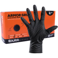 ARMOR GRIP Nitril Black Einmalhandschuhe, schwarz,...