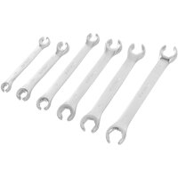 TECPO Bremsflüssigkeit DOT-4 SAE J 1703 1704 ISO 4925 DOT4, 5 Liter + Offener Ringschlüssel-Satz 6-teilig