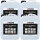 4x TECPO Reifenglanz und Gummipflege Reifen Pflege 5L