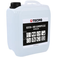 TECPO Reifenglanz und Gummipflege Reifen Pflege 5L + Sprühflasche aus PE 750 ml