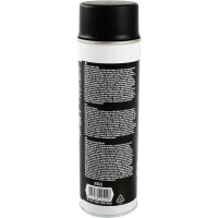 TECPO Unterbodenschutz schwarz Steinschlagschutz überlackierbar, 1 Liter + Autolack schwarz matt 500 ml