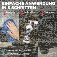 TECPO Unterbodenschutz schwarz Steinschlagschutz überlackierbar, 1 Liter + Autolack schwarz matt 500 ml