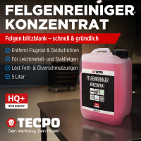 TECPO Felgenreiniger für Alu-, Stahl-und...