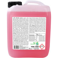 TECPO Felgenreiniger für Alu-, Stahl-und Leichtmetallfelgen, Konzentrat, säurehaltig, 5 Liter + Sprühflasche aus PE 750 ml