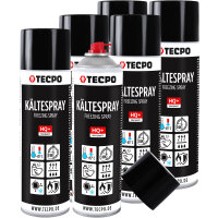 6x TECPO Kältespray Kühlspray, 500 ml