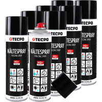 8x TECPO Kältespray Kühlspray, 500 ml