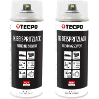 2x TECPO 1K Beispritzlack, 400 ml