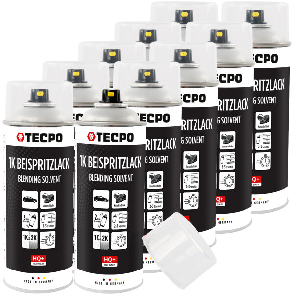 10x TECPO 1K Beispritzlack, 400 ml