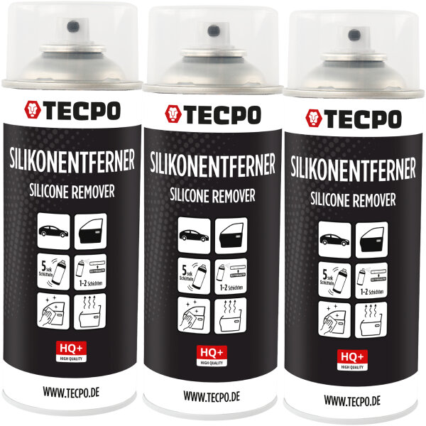3x TECPO Silikonentferner, 400 ml
