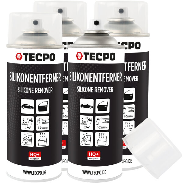 4x TECPO Silikonentferner, 400 ml