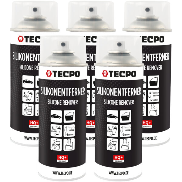 5x TECPO Silikonentferner, 400 ml