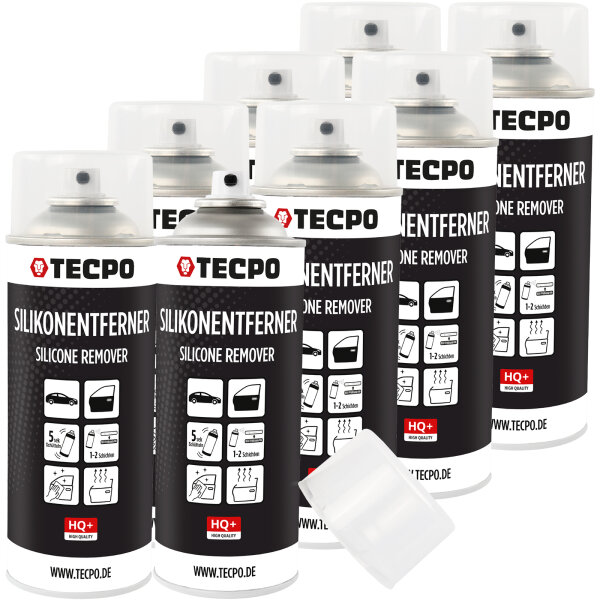8x TECPO Silikonentferner, 400 ml