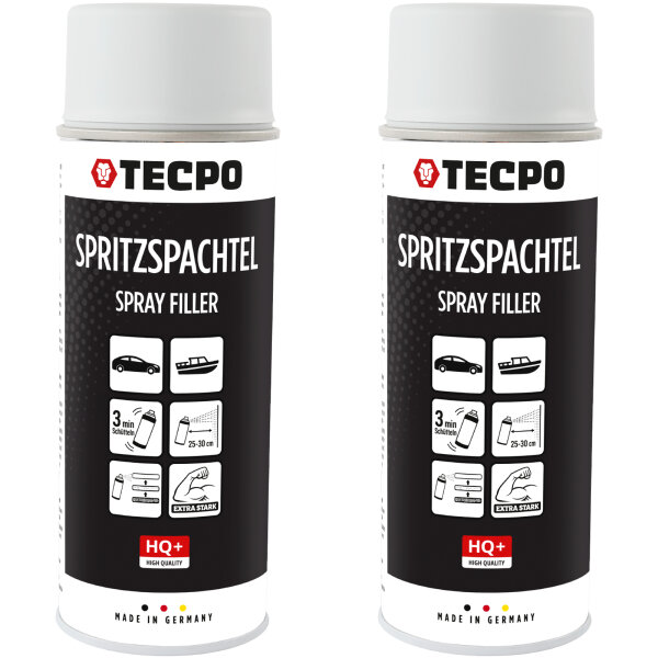 2x TECPO Spritzspachtel, 400 ml