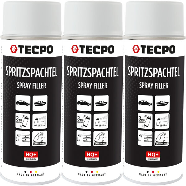3x TECPO Spritzspachtel, 400 ml