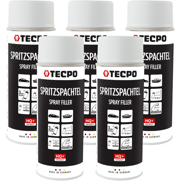 5x TECPO Spritzspachtel, 400 ml