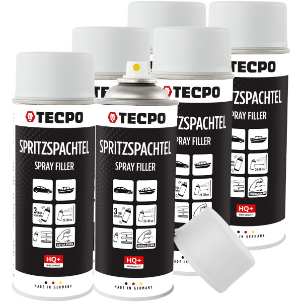 6x TECPO Spritzspachtel, 400 ml