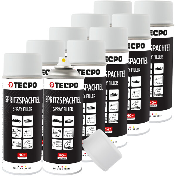10x TECPO Spritzspachtel, 400 ml