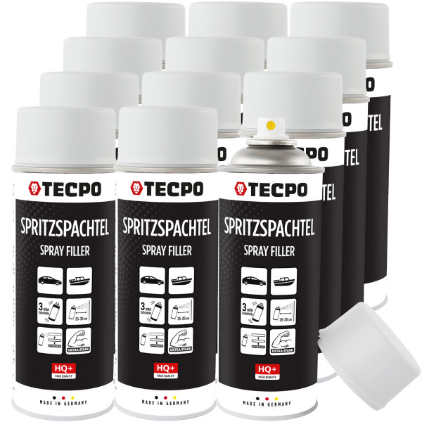 12x TECPO Spritzspachtel, 400 ml