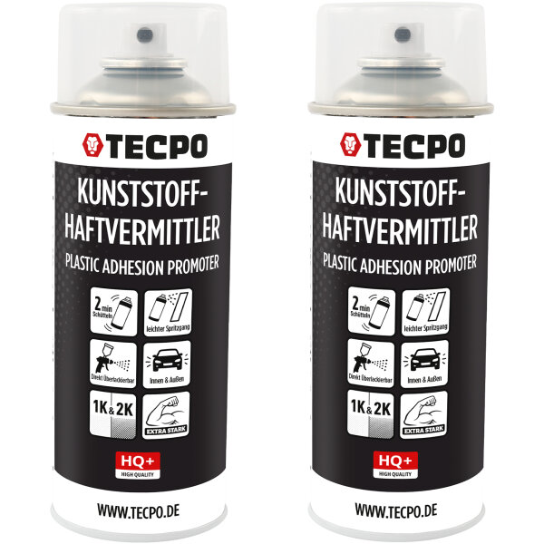2x TECPO Kunststoff-Haftvermittler, 400 ml
