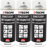 3x TECPO Kunststoff-Haftvermittler, 400 ml