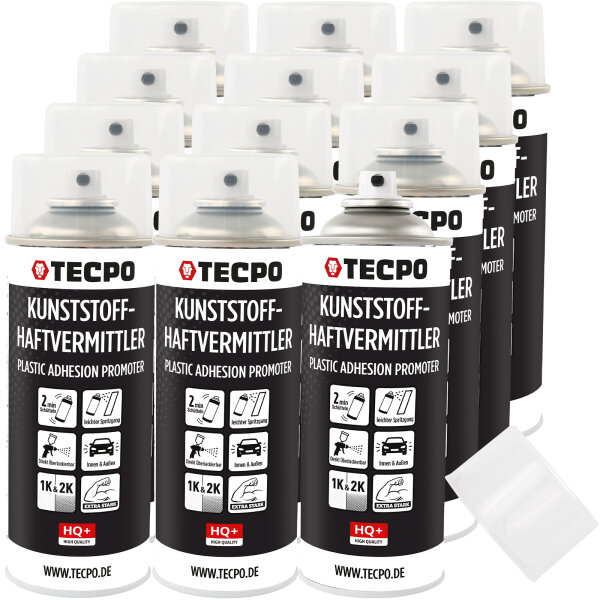 12x TECPO Kunststoff-Haftvermittler, 400 ml