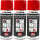 3x TECPO Bremssattel-Lackspray Rot, 400 ml