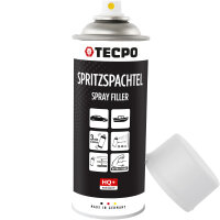 TECPO Lack-Reperatur-Set, Silikonentferner, Spritzspachtel, Beispritzlack, 3x 400 ml