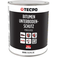 3x TECPO Unterbodenschutz Bitumen HQ+ Pinseldose, 1L