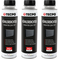 3x TECPO Kühlerdichter Radiator Leak Stop, 300 ml
