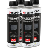 4x TECPO Kühlerdichter Radiator Leak Stop, 300 ml