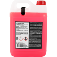 TECPO Kühlerfrostschutz Kühlmittel AG13+ rosa (-40 C°) Antifreeze 5L + Kühlerdichter Radiator Leak Stop, 300 ml