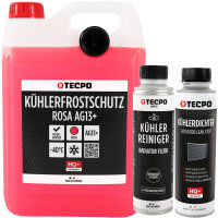 TECPO Kühlerfrostschutz AG13+ rosa -40 C°, 5L +...