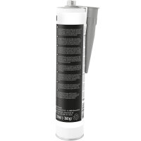 3x TECPO Universal Karosserie Klebe-Dichtmasse Grau, 370g + Alu-Kartuschenpresse 220 mm