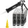 12x TECPO Universal Karosserie Klebe-Dichtmasse Grau, 370g + Alu-Kartuschenpresse 220 mm