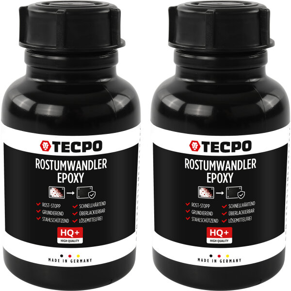 2x TECPO Rostumwandler mit Grundierung flüssig, 250 ml