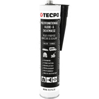 3x TECPO MKD 801 Universal Klebe- & Dichtmasse schwarz, 370g