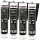 4x TECPO MKD 801 Universal Klebe- & Dichtmasse schwarz, 370g