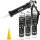 3x TECPO MKD 801 Universal Klebe- & Dichtmasse schwarz, 370g + Alu-Kartuschenpresse 220 mm