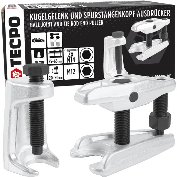 TECPO Kugelgelenk Abzieher mit Spurstangenkopf Ausdrücker, 2-tlg.