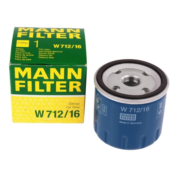 MANN-FILTER  Ölfilter W 712/16 Alfa, Fiat, Lancia