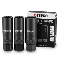 3x TECPO Zündkerzen-Einsätze mit Magnet 14 mm...